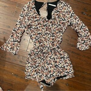 Abercrombie & fitch floral romper size small